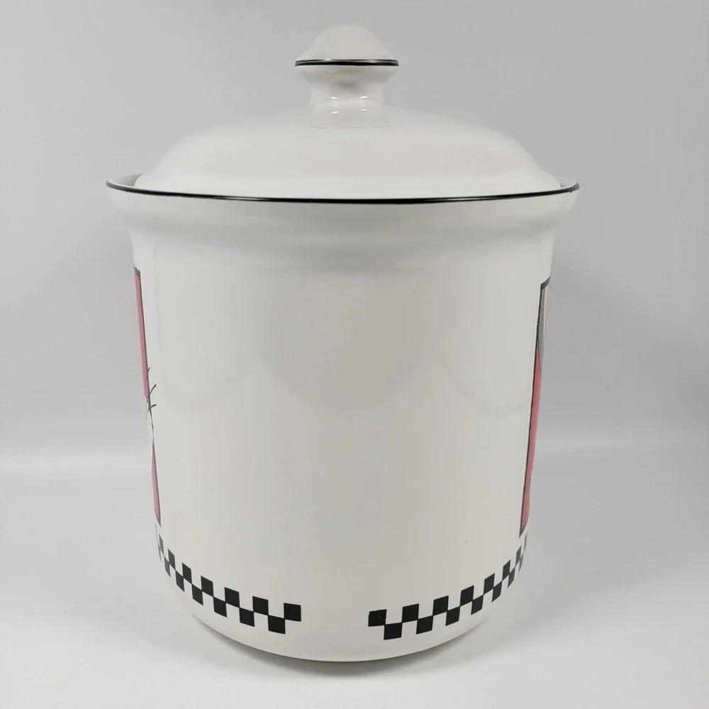 VTG Looney Tunes Bugs Bunny‎ Ceramic Cookie Jar Canister w/ Lid Warner Bros 1993 - Picture 5 of 12